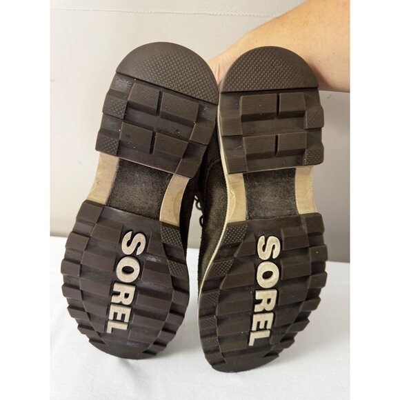 Mens Sorel Chukka Boots 10.5 Green Brown Suede Rugged Outdoors Transitional Gorp - Picture 14 of 16